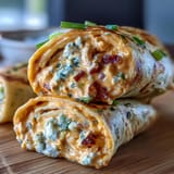 Buffalo Chicken Cream Cheese Pinwheels