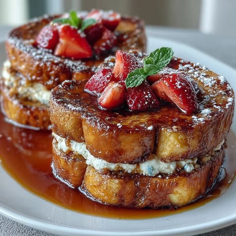 Spring Brunch Strawberry French Toast