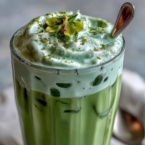 Mother's Day Iced Matcha Latte