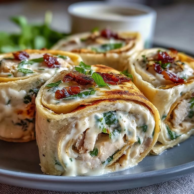 Delicious turkey and spinach tortilla pinwheels featuring savory cheese spread, rolled tight and cut into bite-sized appetizers for any gathering.