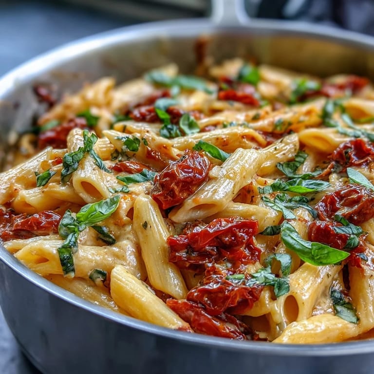 Savory one-pot creamy tomato basil pasta with melted Parmesan, ready in 30 minutes.