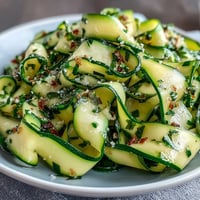 Shaved Zucchini Ribbon Salad with Lemon and Parmesan, bursting with fresh flavors.